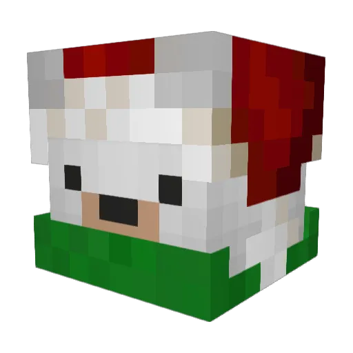 yDarkin Minecraft avatar head, 3D render