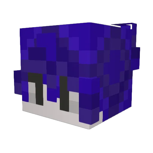 yDarwy Minecraft avatar head, 3D render