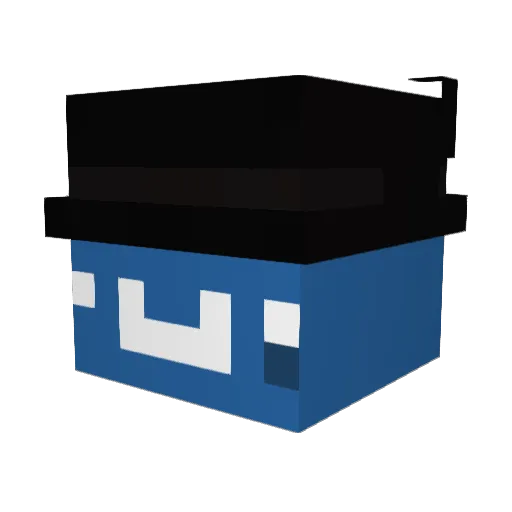 yDraxGG_ Minecraft avatar head, 3D render