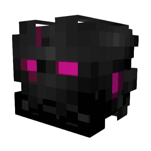 yEnder_Night Minecraft avatar head, 3D render
