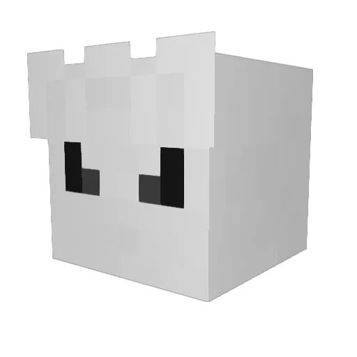 yFenxYK Minecraft avatar head, 3D render