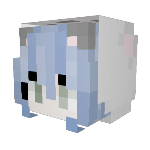 yGabel Minecraft avatar head, 3D render