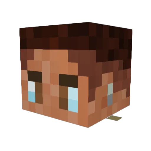 yGasolean Minecraft avatar head, 3D render