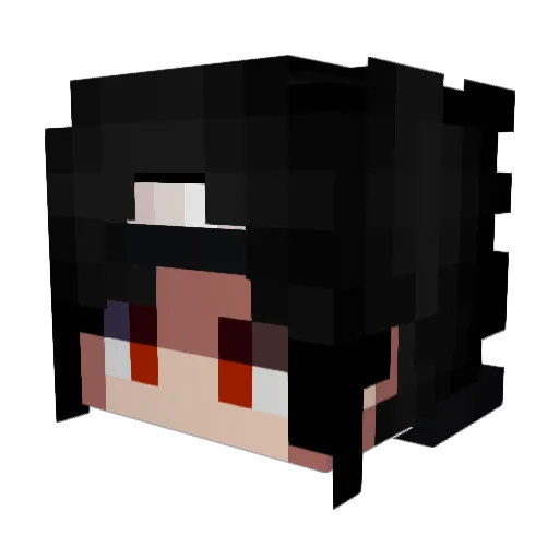 yGodlySasukey Minecraft avatar head, 3D render