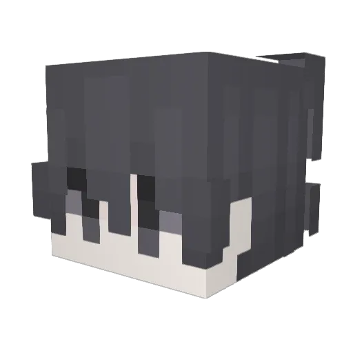 yGxtt Minecraft avatar head, 3D render