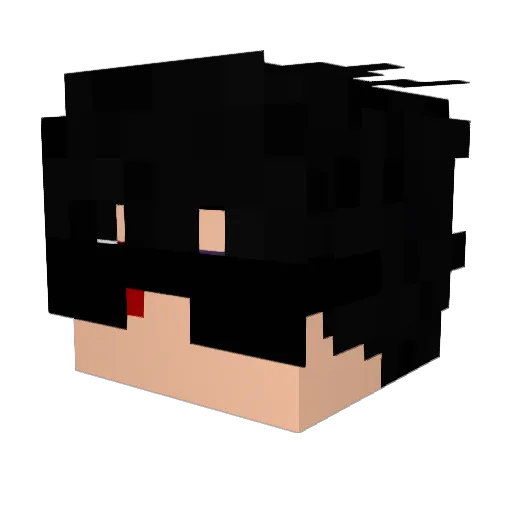 yHated Minecraft avatar head, 3D render