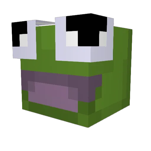 yHaven Minecraft avatar head, 3D render