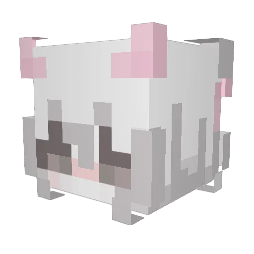 yHiraethe Minecraft avatar head, 3D render