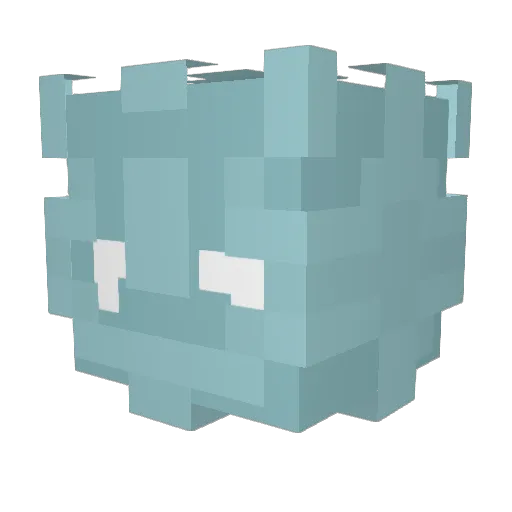 yImIbotXD Minecraft avatar head, 3D render