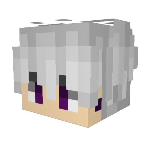 yInosent_ Minecraft avatar head, 3D render