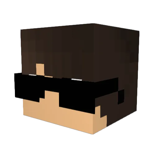 yKevinG0D_ Minecraft avatar head, 3D render