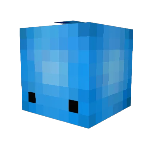 yKingWellS Minecraft avatar head, 3D render