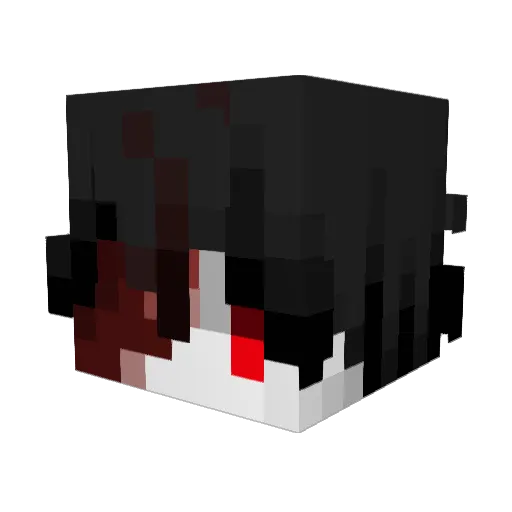 yKlr Minecraft avatar head, 3D render