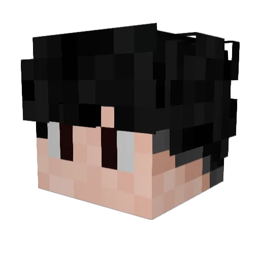 yKnox_ Minecraft avatar head, 3D render