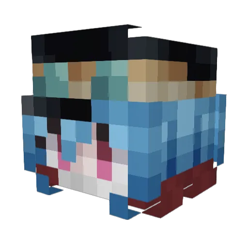 yLazaro_Chagas Minecraft avatar head, 3D render