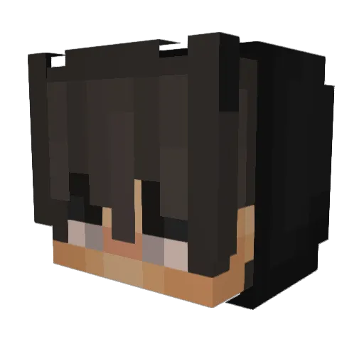 yLexn Minecraft avatar head, 3D render
