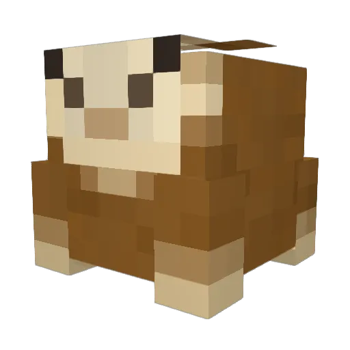 yLlamas Minecraft avatar head, 3D render