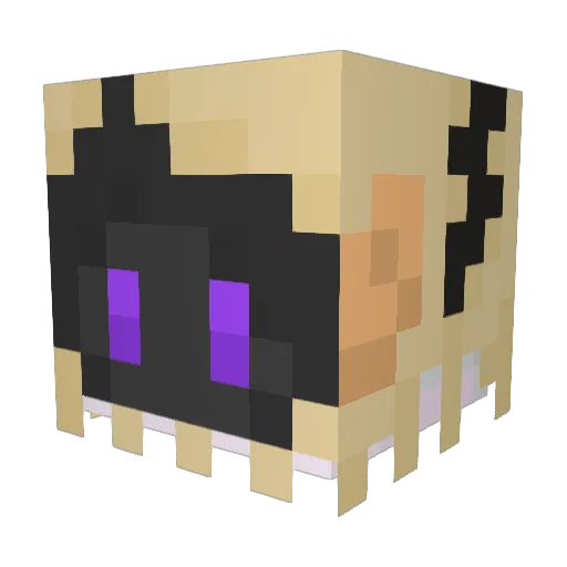 yLoader Minecraft avatar head, 3D render