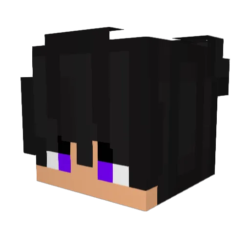 yLostsz Minecraft avatar head, 3D render