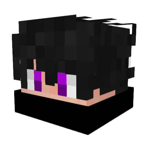 yLucasStar Minecraft avatar head, 3D render