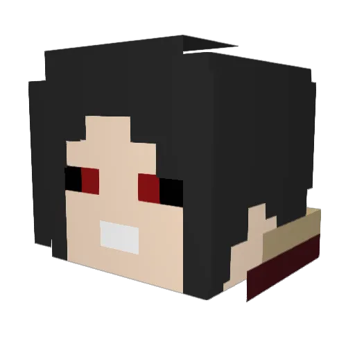yLucasUSS_ Minecraft avatar head, 3D render