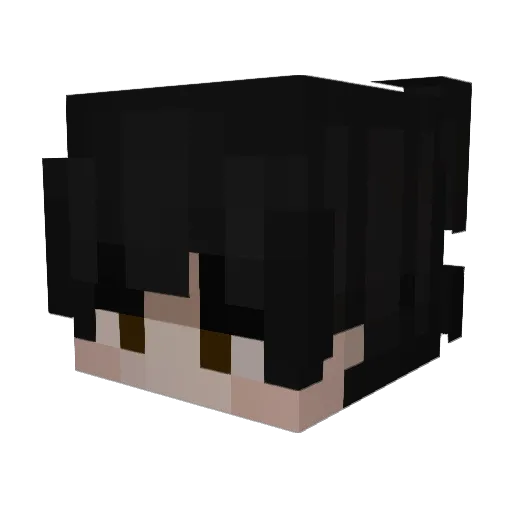 yLuffyxz Minecraft avatar head, 3D render