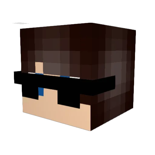 yLumpy_ Minecraft avatar head, 3D render