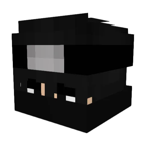 yLuuk Minecraft avatar head, 3D render