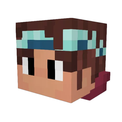 yMaathew_ Minecraft avatar head, 3D render