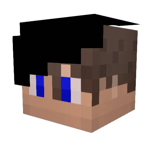 yMenezesG Minecraft avatar head, 3D render