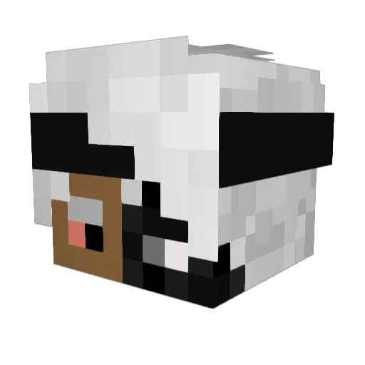 yNatsuu Minecraft avatar head, 3D render