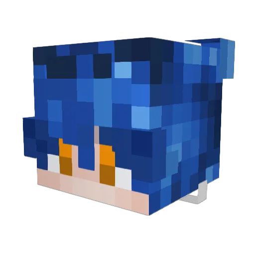 yNeno Minecraft avatar head, 3D render