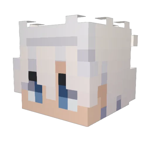 yOcey Minecraft avatar head, 3D render