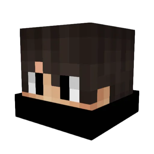 yOmni Minecraft avatar head, 3D render