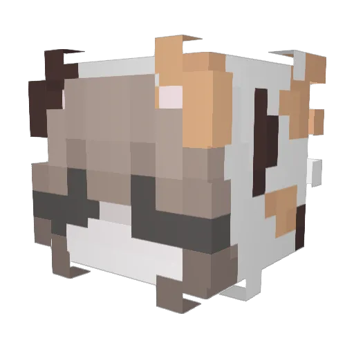 yPardon_ Minecraft avatar head, 3D render