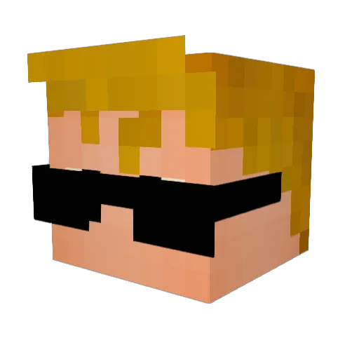 yPenetraOP Minecraft avatar head, 3D render
