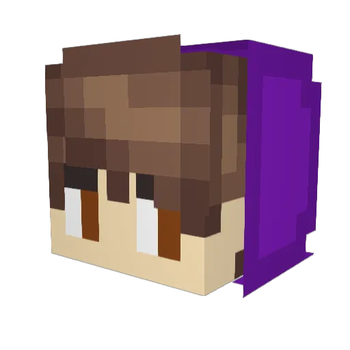 yPhilipp Minecraft avatar head, 3D render