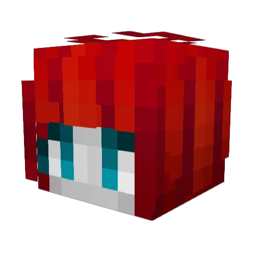 yRaffaa2 Minecraft avatar head, 3D render
