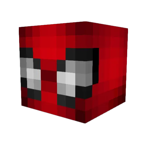 yRakan Minecraft avatar head, 3D render