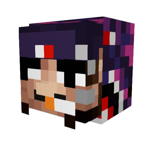 ySaiid Minecraft avatar head, 3D render