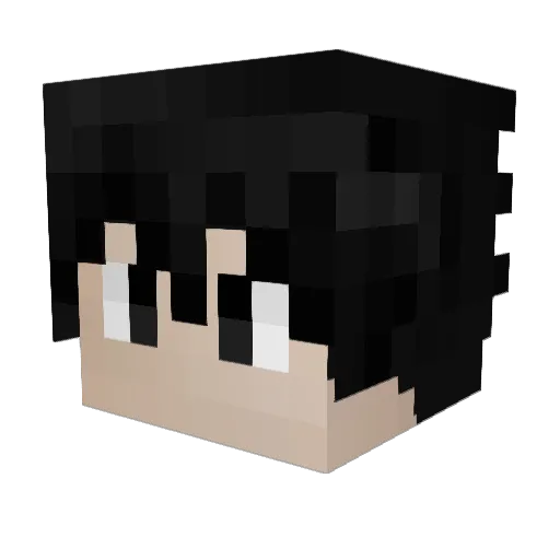 ySnoow Minecraft avatar head, 3D render