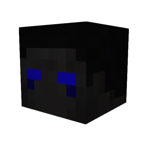 yStr_ Minecraft avatar head, 3D render