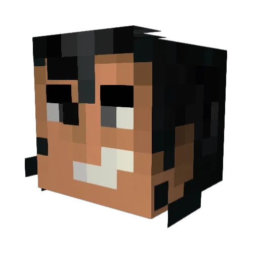 ySwagHD Minecraft avatar head, 3D render