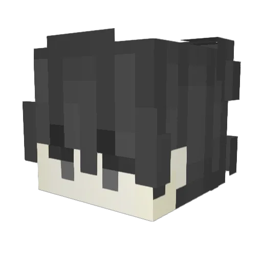 yT_T___ Minecraft avatar head, 3D render