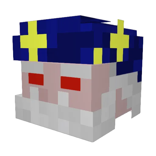 yTizzy Minecraft avatar head, 3D render