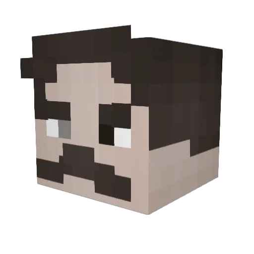 yViera Minecraft avatar head, 3D render