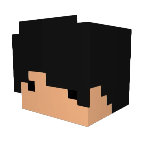 yViin__ Minecraft avatar head, 3D render