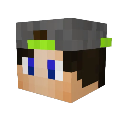 yYourNamePVP Minecraft avatar head, 3D render