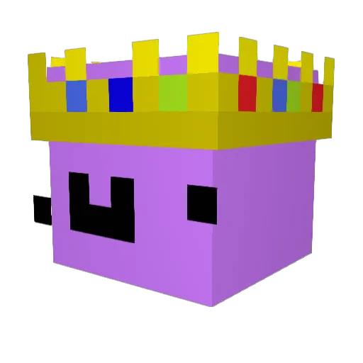 y_CaioGynn Minecraft avatar head, 3D render