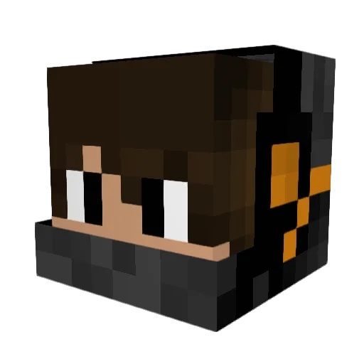 y_malallah Minecraft avatar head, 3D render
